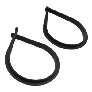 Broekklem Cyclus kunstof zwart per stel