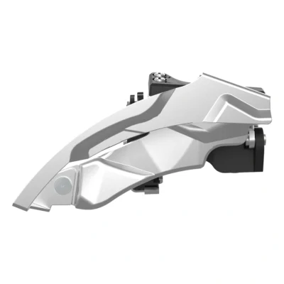 Voorderailleur Sunrace FDM924 - 3x9 Speed - klem - Dual pull - Top swing - Zwart / Zilver