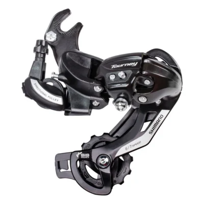 Achterderailleur 6/7-speed Shimano Tourney TY500 met haak (B-Type) - zwart