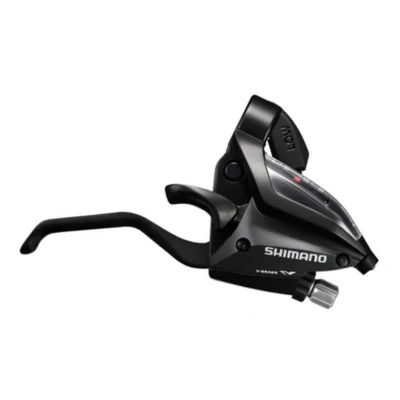 Versteller (rechts) met remhendel 7 speed Shimano ST-EF500 - 2 vingers - zwart