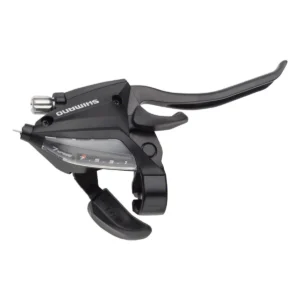 Versteller (rechts) met remhendel 7 speed Shimano ST-EF500-4 - 4 vingers - zwart