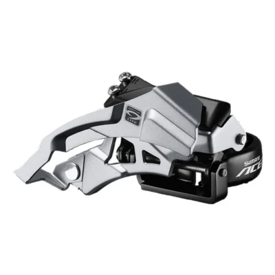 Voorderailleur Shimano Acera M3000 - 3x9 Speed - klem - Dual pull - Top swing - 40T - Zwart / zilver
