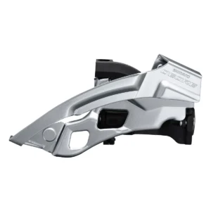 Voorderailleur Shimano Deore FC-T6000 - 3x10 Speed - lage klem - Dual pull - Top swing - 44-48T - Zwart / zilver