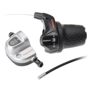 Draaiversteller 3 speed Shimano Nexus SL-3S42E met kabels en clickbox - zwart