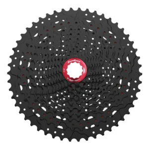 Cassette Sunrace CSMZ90 - 12 Speed - 11-50T - Zwart / rood