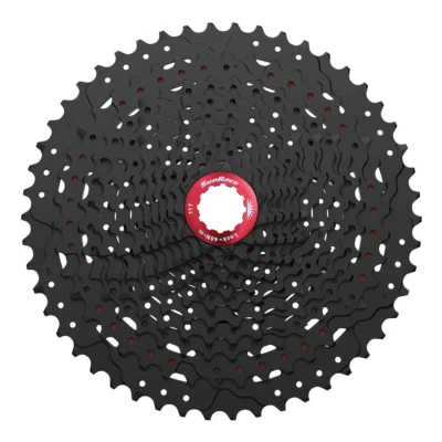 Cassette Sunrace CSMZ90 - 12 Speed - 11-50T - Zwart / rood