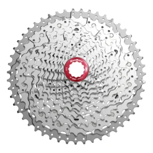 Cassette Sunrace CSMX8 - 11 Speed - 11-42T - Zilver / rood