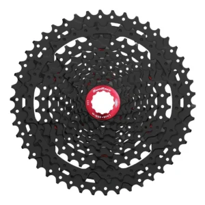 Cassette Sunrace CSMX3 - 10 Speed - 11-46T - Zwart / rood