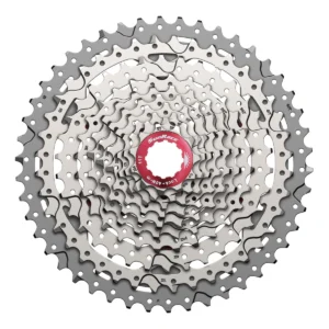 Cassette Sunrace CSMX3 - 10 Speed - 11-42T - Zilver / rood