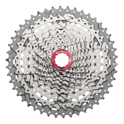 Cassette Sunrace CSMX3 - 10 Speed - 11-42T - Zilver / rood