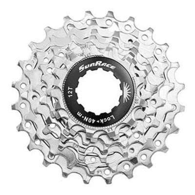 Cassette Sunrace CSR63 - 7 Speed - 12-24T - Zilver