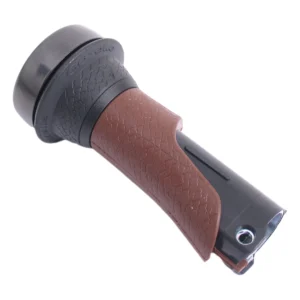 Handvat links Gazelle Basis 100 mm met draaibel - bruin