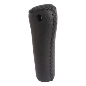 Handvat Gazelle links 132 mm - zwart Aero leder