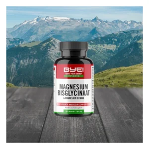 Magnesium bisglycinaat & magnesium citraat BYE! 100 capsules