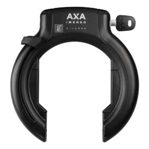 Ringslot Axa Imenso X Large met vaste sleutel - zwart (werkplaatsverpakking)