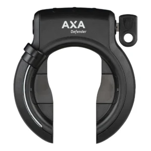 Ringslot Axa Defender Retractable met uitneembare sleutel - zwart