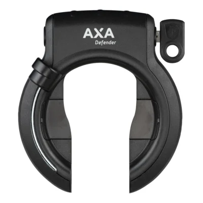Ringslot Axa Defender Retractable met uitneembare sleutel - zwart