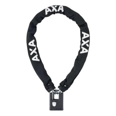 Kettingslot Axa Clinch+ 105/7,5 met polyester hoes - zwart