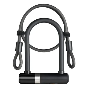 Beugelslot Axa Newton Mini met slotkabel 100/8 - zwart