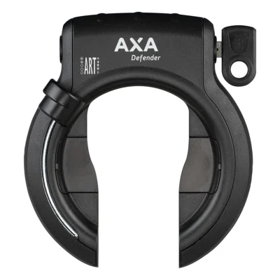 Ringslot Axa Defender - glanzend zwart (werkplaatsverpakking)
