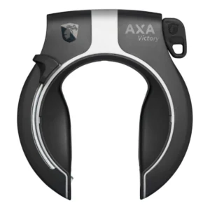 Ringslot Axa Victory Retractable met uitneembare sleutel - grijs/zwart