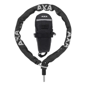 Insteekketting Axa RLC 100/5,5 met opbergtasje - zwart