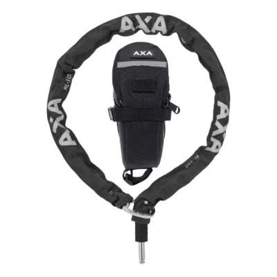 Insteekketting Axa RLC 100/5,5 met opbergtasje - zwart