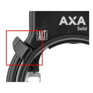 Slotknop Axa Solid - zwart