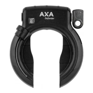 Ringslot Axa Defender met Bafang cilinder - glanzend zwart (werkplaatsverpakking)