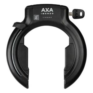 Ringslot Axa Imenso X Large Retractable - zwart