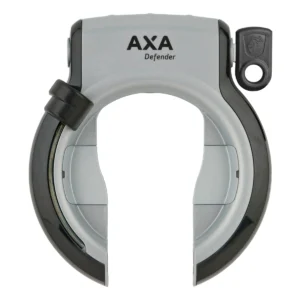 Ringslot Axa Defender Retractable - grijs / mat zwart