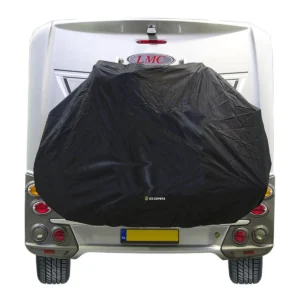 Fietsdragerhoes DS Covers STAR met gevarenbordhouder - zwart