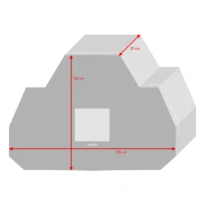 Fietsdragerhoes DS Covers EAGLE II - geschikt voor 2 fietsen - zwart