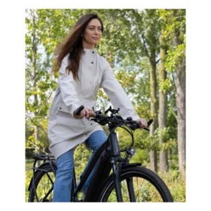 Regenjas Mirage Rainfall Trenchcoat - maat XL - gemaakt van polyester soft touch - off white