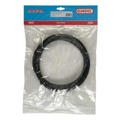 Rem buitenkabel Elvedes zonder voering ø5mm / 10 meter - zwart (rol)