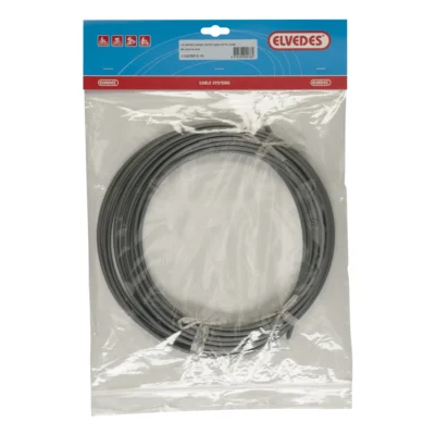 Rem buitenkabel Elvedes met voering ø5.0mm / 10 meter - zilver (rol)