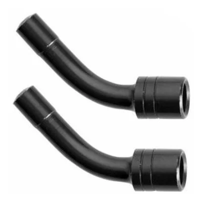 Korte kabelbocht Elvedes - zwart (2 stuks)