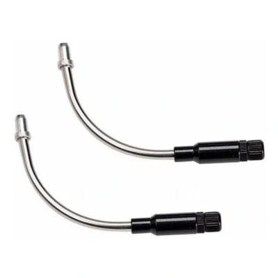 Verstelbare V-brake bochtjes 90° Elvedes RVS (2 stuks)