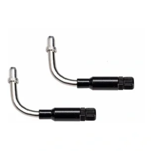 Verstelbare V-brake bochtjes 90°Elvedes RVS - kort model (2 stuks)