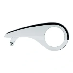 Kettingscherm Axa Scope 2 voor 38 tands tandwielen - lichtgrijs met zwarte rand (winkelverpakking)