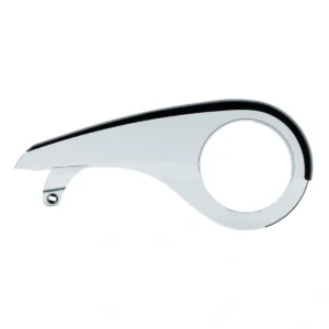 Kettingscherm Axa Scope 2 voor 44 tands tandwielen - lichtgrijs met zwarte rand (winkelverpakking)