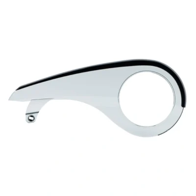 Kettingscherm Axa Scope 2 voor 44 tands tandwielen - lichtgrijs met zwarte rand (winkelverpakking)