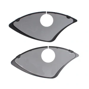 Jasbeschermers 28" Hesling Elegance 28-5 - Slotgat - Transparant / zwarte rand