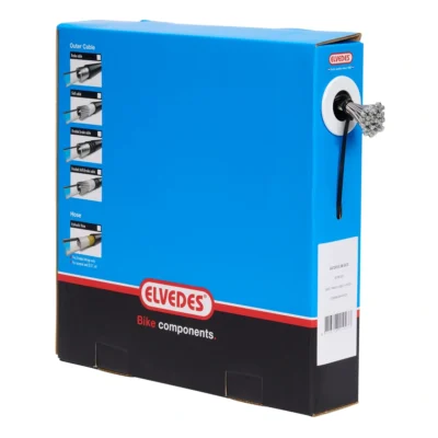 Schakel binnenkabel 3000 mm 1×19 draads RVS ø1,1mm met N-nippel ø4×4mm(doos à 50 stuks)