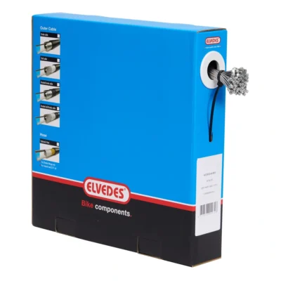 Schakel binnenkabel Elvedes 2250 mm 7 x 7 draads RVS ø1,1 mm met N-nippel ø4,5 × 4,5 (doos à 50 stuks)