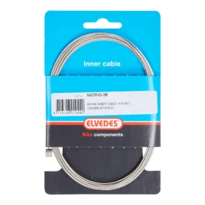 Schakel binnenkabel Elvedes 3000 mm 1×19 draads RVS ø1,5mm met T-nippel ø7 × 6mm