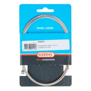 Rem binnenkabel Elvedes 2 000 mm 1×19 draads RVS ø1,5mm met T-nippel ø7 × 6mm