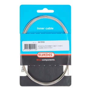 Rem binnenkabel Elvedes 2 000 mm 1×19 draads RVS ø1,5mm met V-nippel ø5,5 × 10