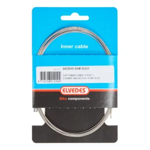 Schakel binnenkabel Elvedes 2250 mm 7×7 draads RVS Slick ø1,1mm met N-nippel ø4×4 mm (doos à 50 stuks)