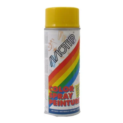 Spuitbus Motip 400 ml - koolzaadgeel